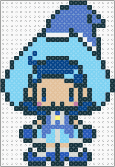 Aiko Senno - aiko senoo,ojamajo doremi,character,anime,tv show,blue,light blue,ojamajo,doremi,aiko