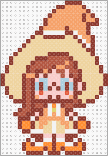 Hazuki Fujiwara - red,beige,ojamajo,doremi,hazuki