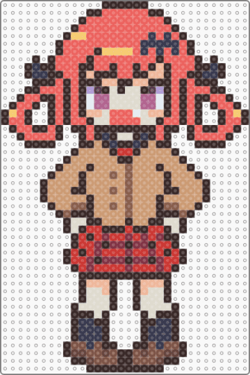 SATANICHIA - beige,brown,red