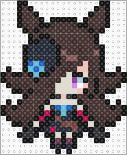 Rice Shower - Umamusume - black, blue, brown, girl, horse, pony, rice shower, sprite, umamusume
