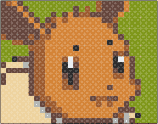 Eevee - brown,orange,gold