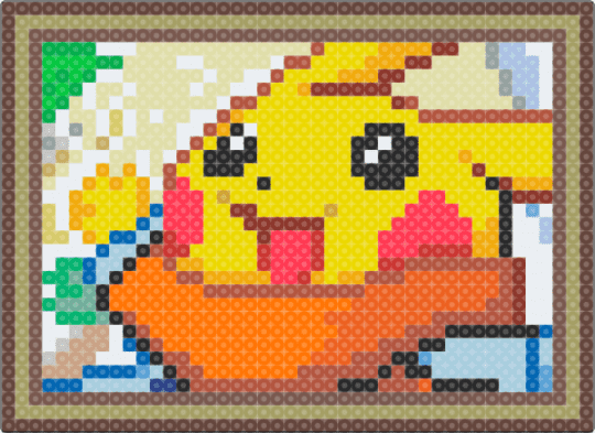 Warm Pikachu - yellow,red,orange,brown,colorful,pokemon,pikachu,winter,holiday,christmas,snow,scarf