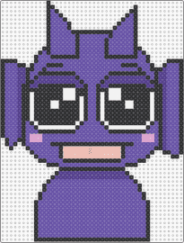 Mini Durple Sprunki - purple