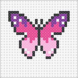 Butterfly - butterfly,insect,moth,bright,pink,purple