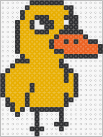Duck Song - duck,music,animal,character,yellow,orange