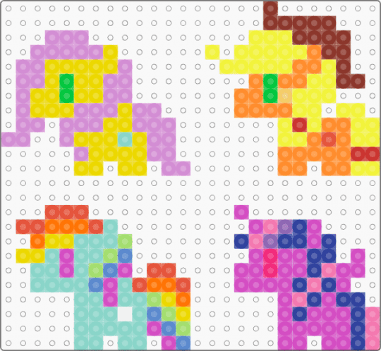 MLP batch 1 - pink,yellow,light blue