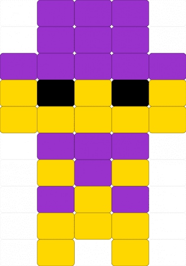 Fredbear Plush - purple,yellow,fnaf