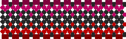 dark red x base - emo,xbase,cuff,goth,red,pink,x base,alt,black,dark red,dark pink