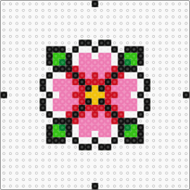 Flower 2 - red,pink