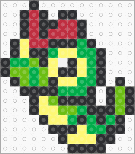 Caterpie - black,green