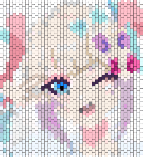 OMGKAWAIIANGEL! - white,pink,needy streamer overload,bag panel,pony beads,p chan,ame chan,kangel,panel,needy girl overdose