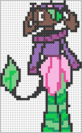 BASSIE!! Dandys world - pink,green,dandys world,bassie