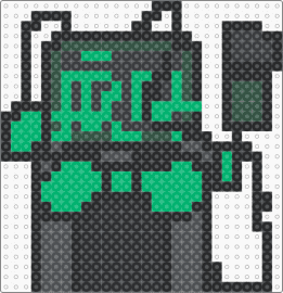 VEE from dandys world - black,green,gray,vee,dandys world