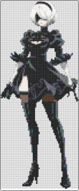 nier autotmata22 - black,gray,purple