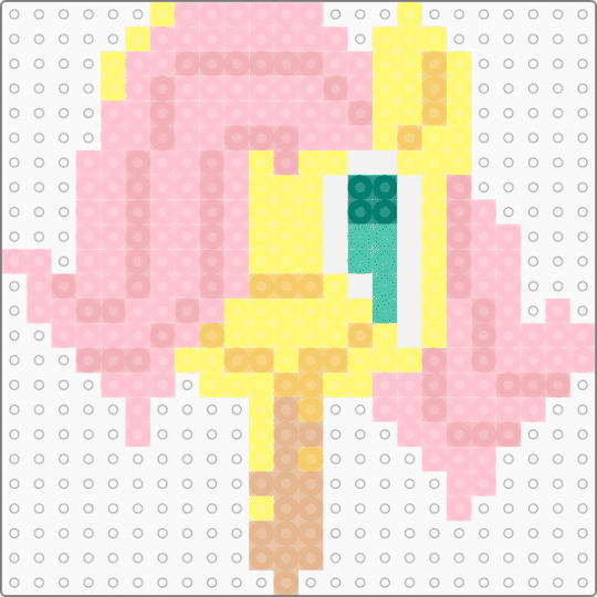 Flutters Melty Pop - yellow,pink,fluttershy