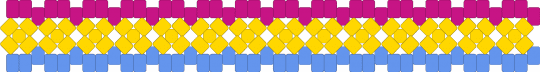Pansexual cuff!!! 🩷💛🩵 - yellow