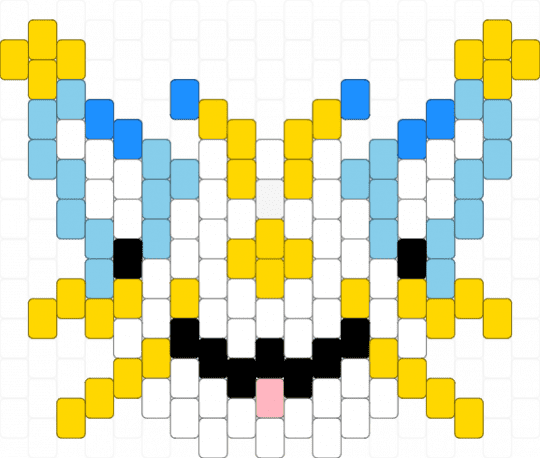 creature - yellow,light blue