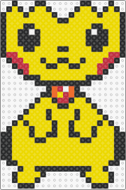 Pattern PTemp - pikachu,pokemon,character,cute,gaming,template,yellow