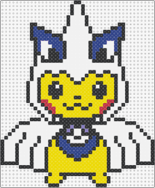 Pattern PL - pikachu,lugia,pokemon,character,costume,cute,gaming,halloween,yellow,white,blue