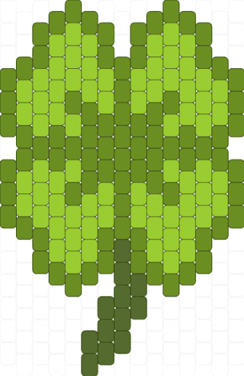Four-Leaf Clover - green,clover,luck,charm,plant