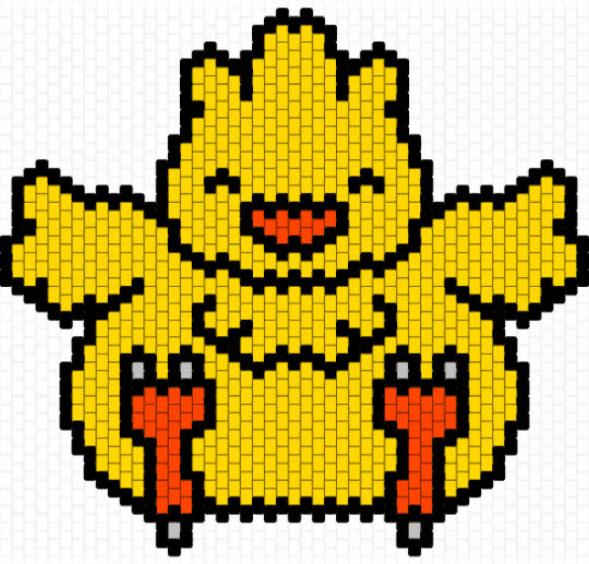 Fat Chocobo - animal,gaming,video game,yellow,chocobo,final fantasy,bird,cute,fat,square enix