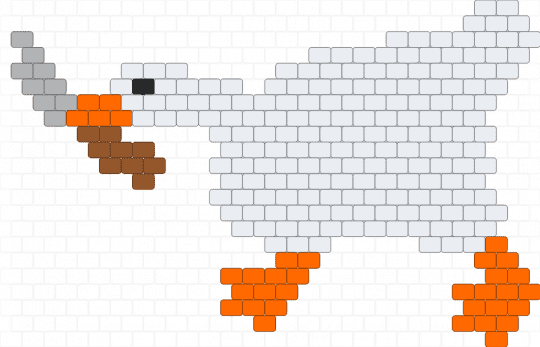 Untitled Goose - white,orange,remix,goose,knife,video game,meme
