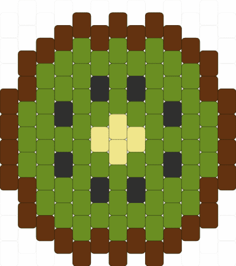Kiwi - brown,green,kiwi,fruit,tiny,charm,cute