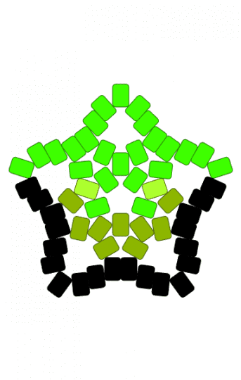 Slimy star!!!:b - black, cotdslimy, green