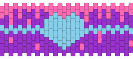 heart cuff recolour - purple