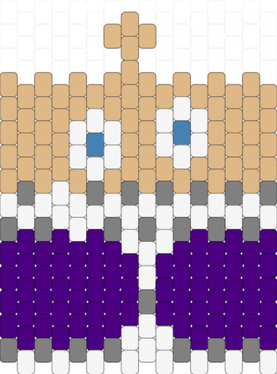 kinger doll - purple,beige