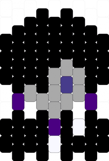Black Sapphire Cookie - beige, black, bsc, cookie run kingdom, crk, purple