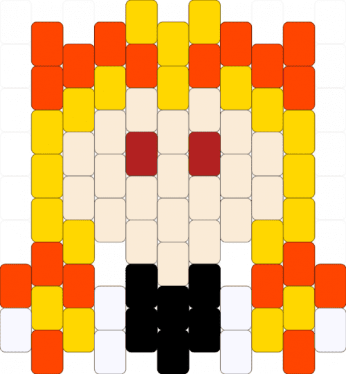 Kyojuro Rengoku!! - yellow,red,demonslayer,demon slayer,kny,kimetsu no yaiba,donut