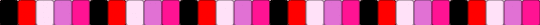 Hypersexual single (kinda) - red,pink