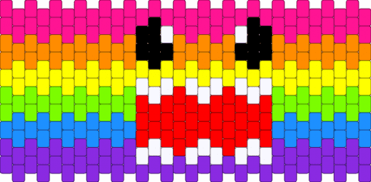 Rainbow domo - pink,orange,yellow,purple,domo,rainbow,colourful,characters,domokun,domo kun,scene