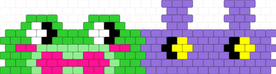 jax and ribbit - green,purple