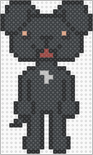 MAOW / Black Lab / Puppy charm - black,brown,beige,maow,dog,cute,simple,puppy,seires,charm