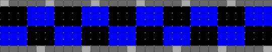 blue checker cuff / spiked - purple,gray,olderbrothercore,blue,black,checkered,ladderstitch