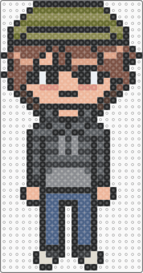 Jeff Koval  / Base 2.0 / EverymanHYBRID - black,beige,gold,colorful,jeff koval,everymanhybrid,slenderverse,charm,fuse bead