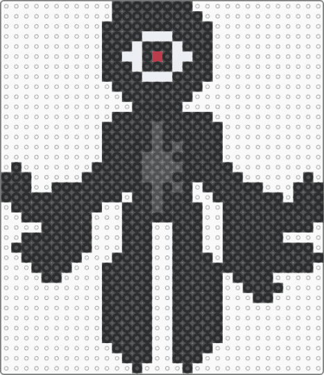 Father / Mini Charm / OC - black,purple,oc,horror,creepy,monster