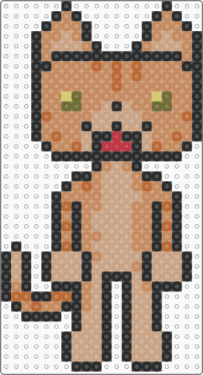 MAOW / Orange Tabby / Kitty charm - tan,beige,orange,cat,maow,kitty,cute,charm