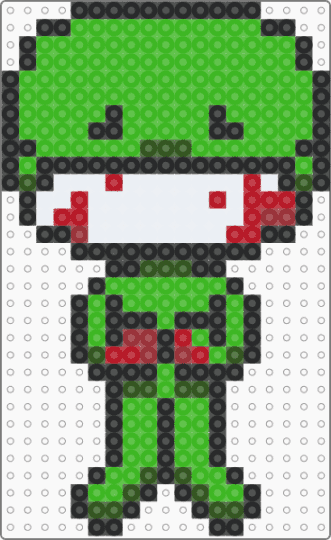 Sick / Silly Guy - green,sick,blood