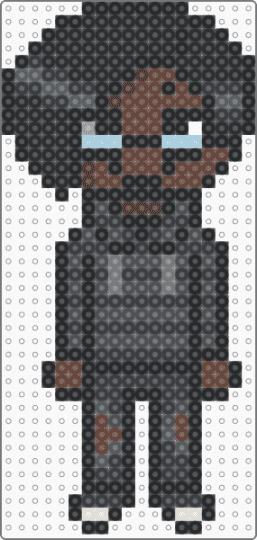 Kevin / Base 2.0 / Tribe Twelve - black,gray,brown,kevin haas,tribe twelve,slenderverse,charm,fuse bead