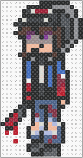 HABIT / hoodie dangler charm / Everyman HYBRID - black,brown,gray,blue,blood,habit,everyman hybrid,dangle,hoodie,evan myers,slenderverse