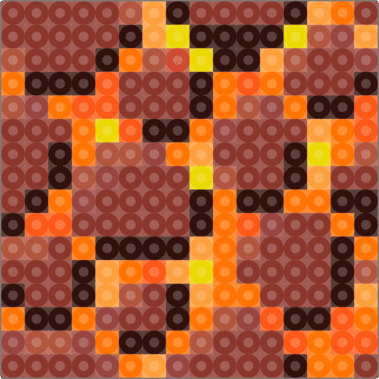Magma Block / Minecraft 1x1 block texture - red,orange,texture,minecraft,magma,minecraft nether,video game,lava,fire