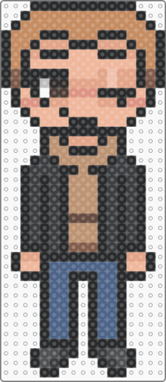 Brian Thomas / 2.0 Base / Marble Hornets - beige, black, brian thomas, creepypasta, hoodie, marble hornets, slenderverse, tan