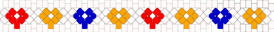 clown hearts / x-base / primary colors - white,orange,clown,primary,multicolor,colorful