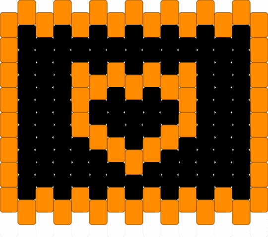 DEFEND Button Mini [Deltarune] - orange,black,deltarune,video game,gaming,shield,defend