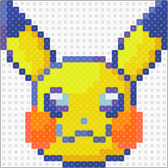 Neon Pikachu Charm - orange,yellow,pikachu,pokemon,anime,video games,character