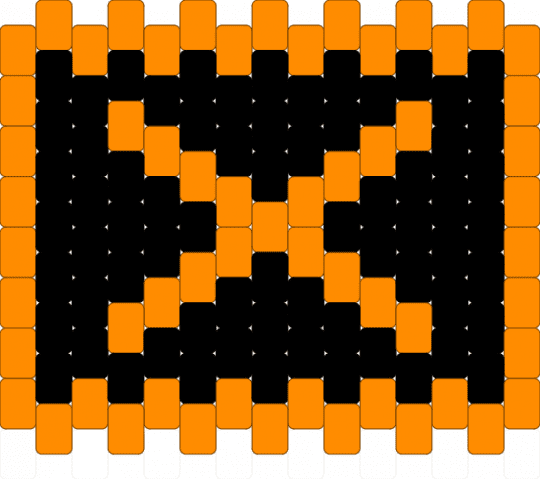 SPARE Button Mini [Deltarune] - black,orange,deltarune,video game,gaming,x,spare