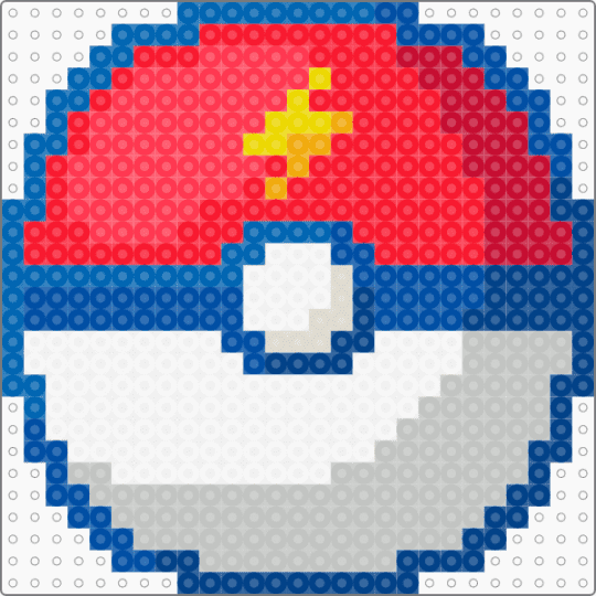 Neon Pikachu Pokeball (W/O Purple) - blue,red,beige,pokemon,pokeball,lightning,thunderbolt,pikachu,ball,video game
